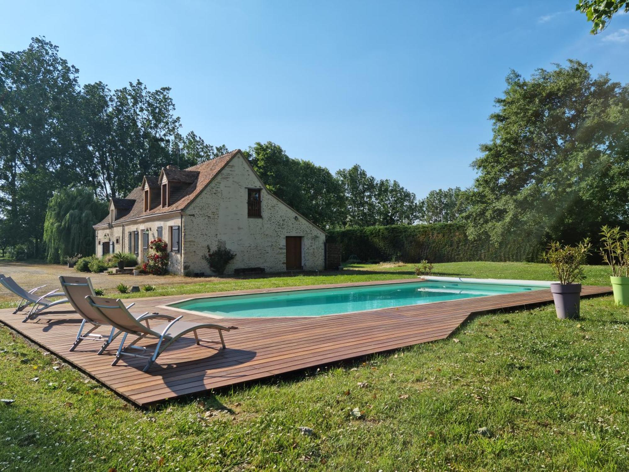L 'Aupinouse Chambre Double Pivoine Avec Salle D'Eau Privative La Suze-sur-Sarthe 외부 사진